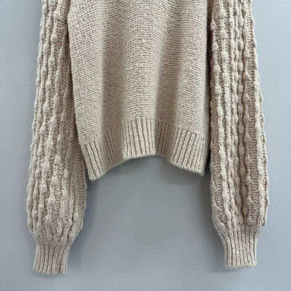 TOCCIN X RTR Popcorn Knit Sweater💜